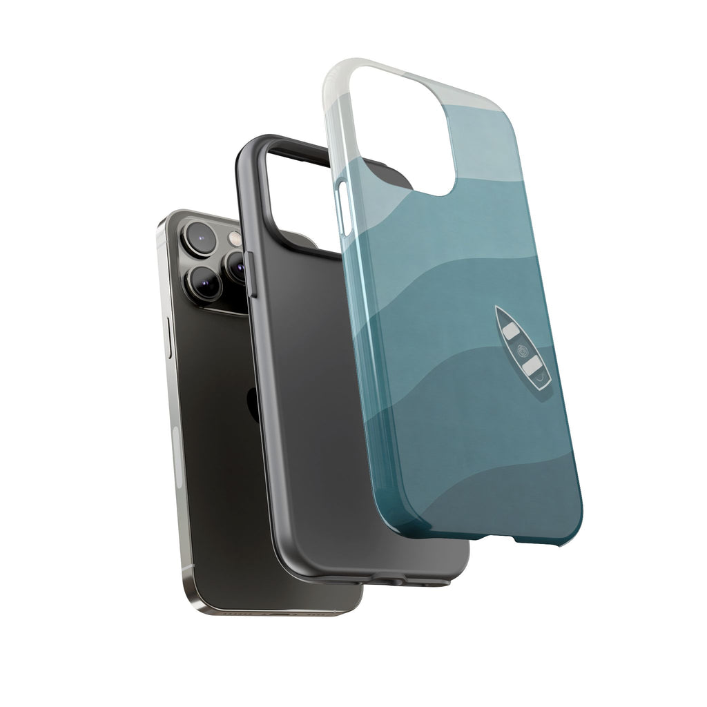 Where the Ocean Breathes Tough Phone Case — Transformative Teal Shockproof iPhone Cover
