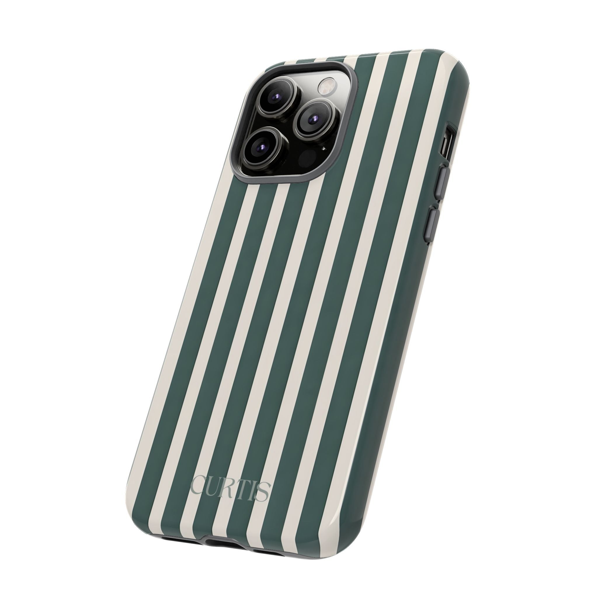 Teal Rhythm Tough Phone Case — Transformative Teal Shockproof iPhone Cover