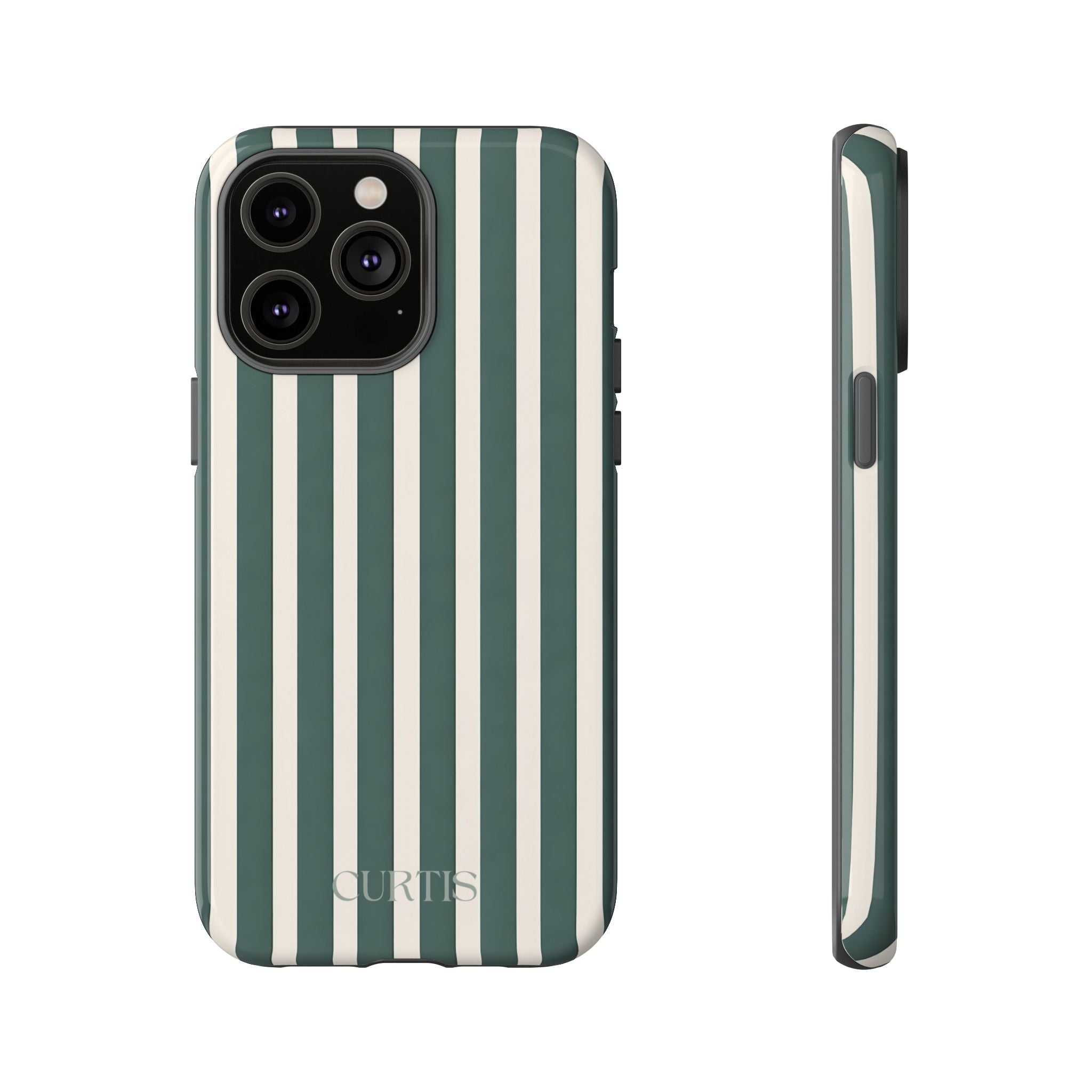 Teal Rhythm Tough Phone Case — Transformative Teal Shockproof iPhone Cover