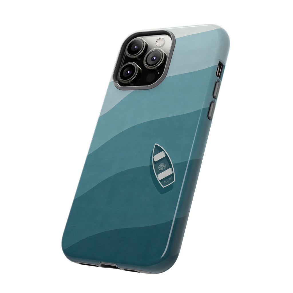 Where the Ocean Breathes Tough Phone Case — Transformative Teal Shockproof iPhone Cover