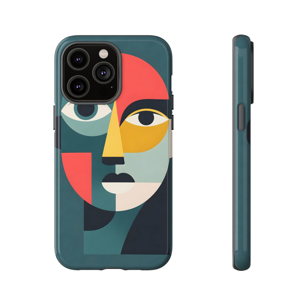Beyond the Lines Tough Phone Case — Transformative Teal Shockproof iPhone Cover