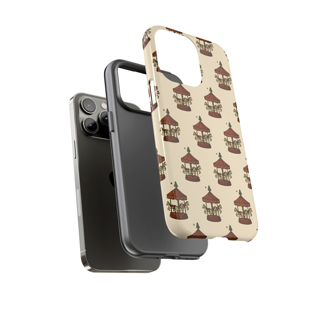Tough Phone case with Merry-Go-Round Horse seasonal case