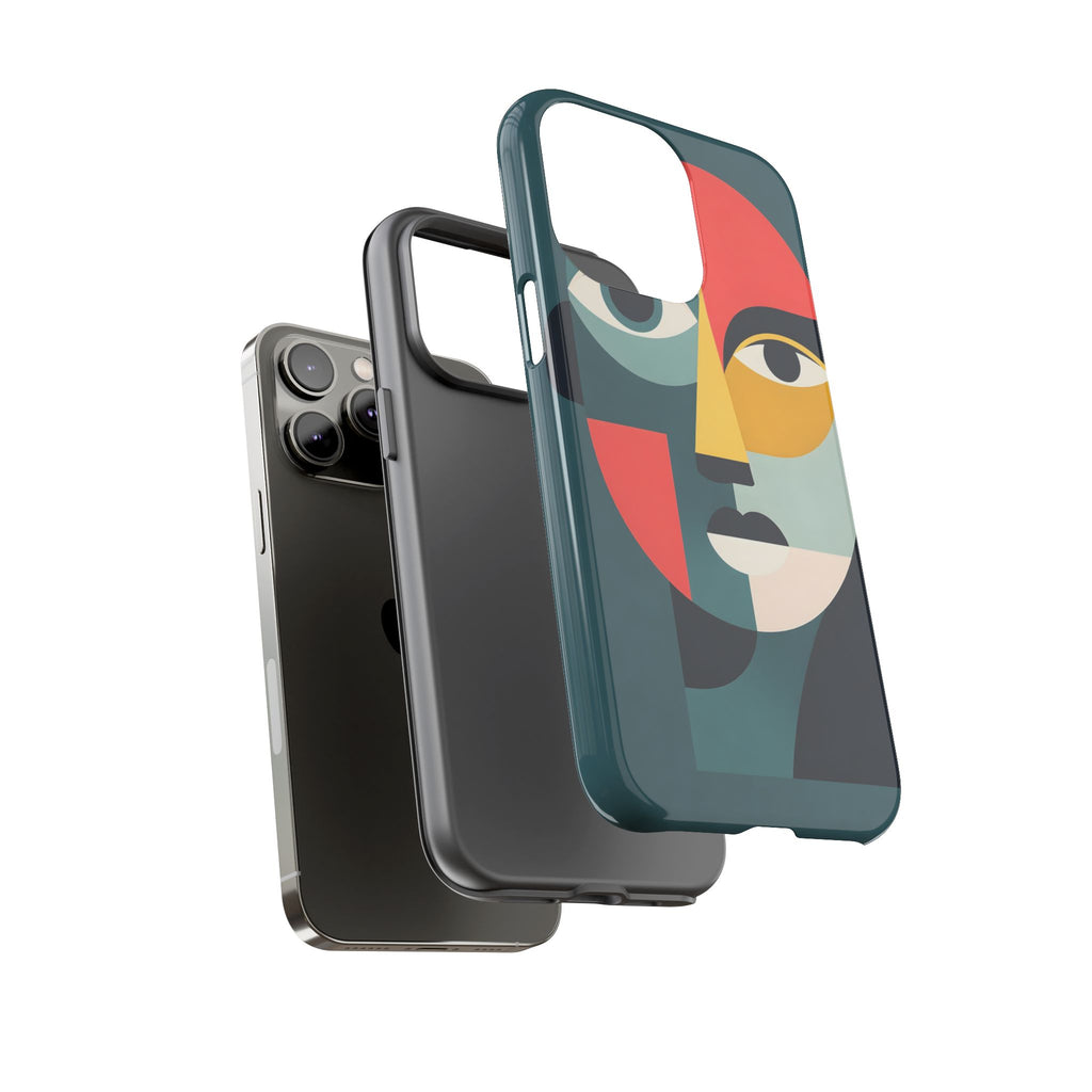 Beyond the Lines Tough Phone Case — Transformative Teal Shockproof iPhone Cover
