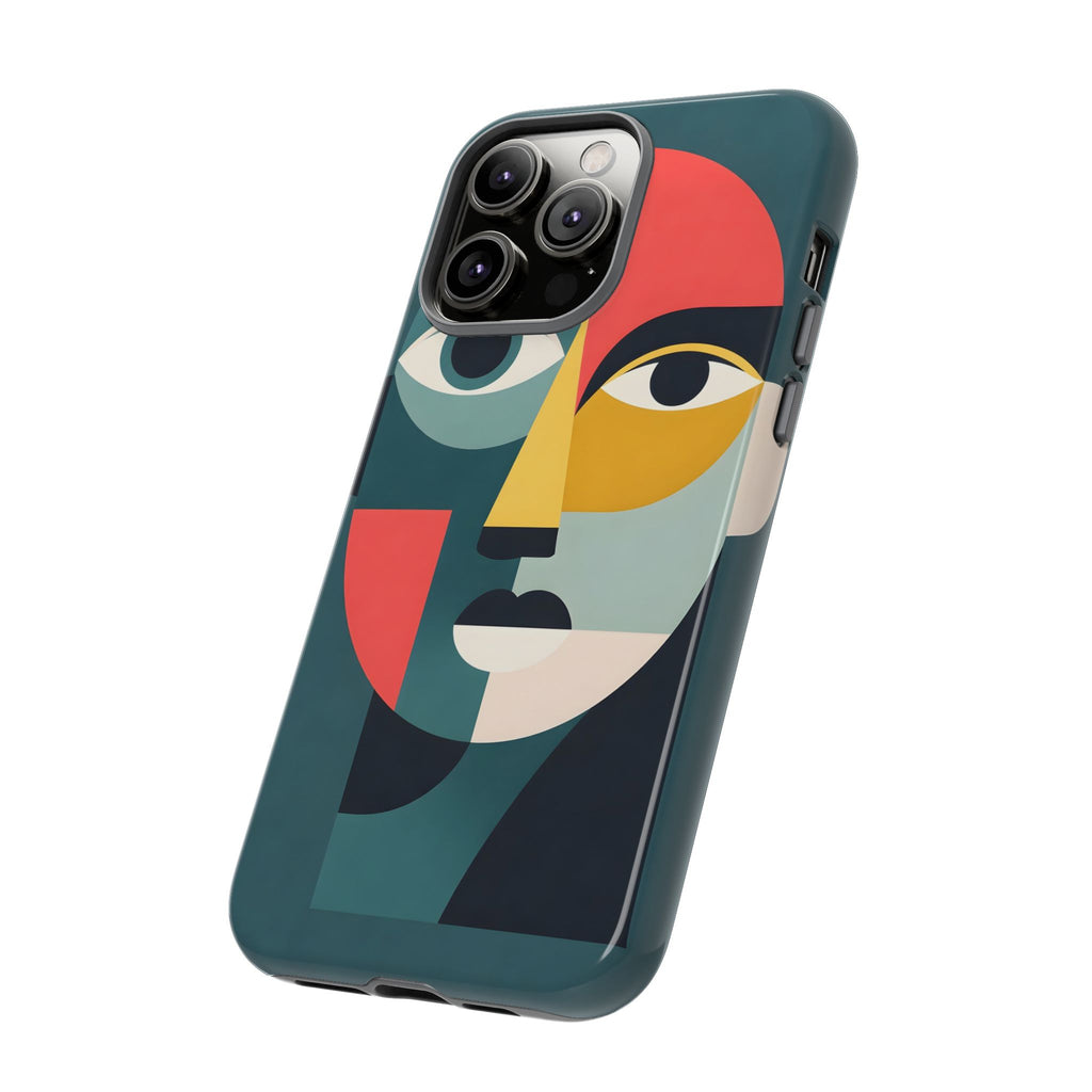 Beyond the Lines Tough Phone Case — Transformative Teal Shockproof iPhone Cover