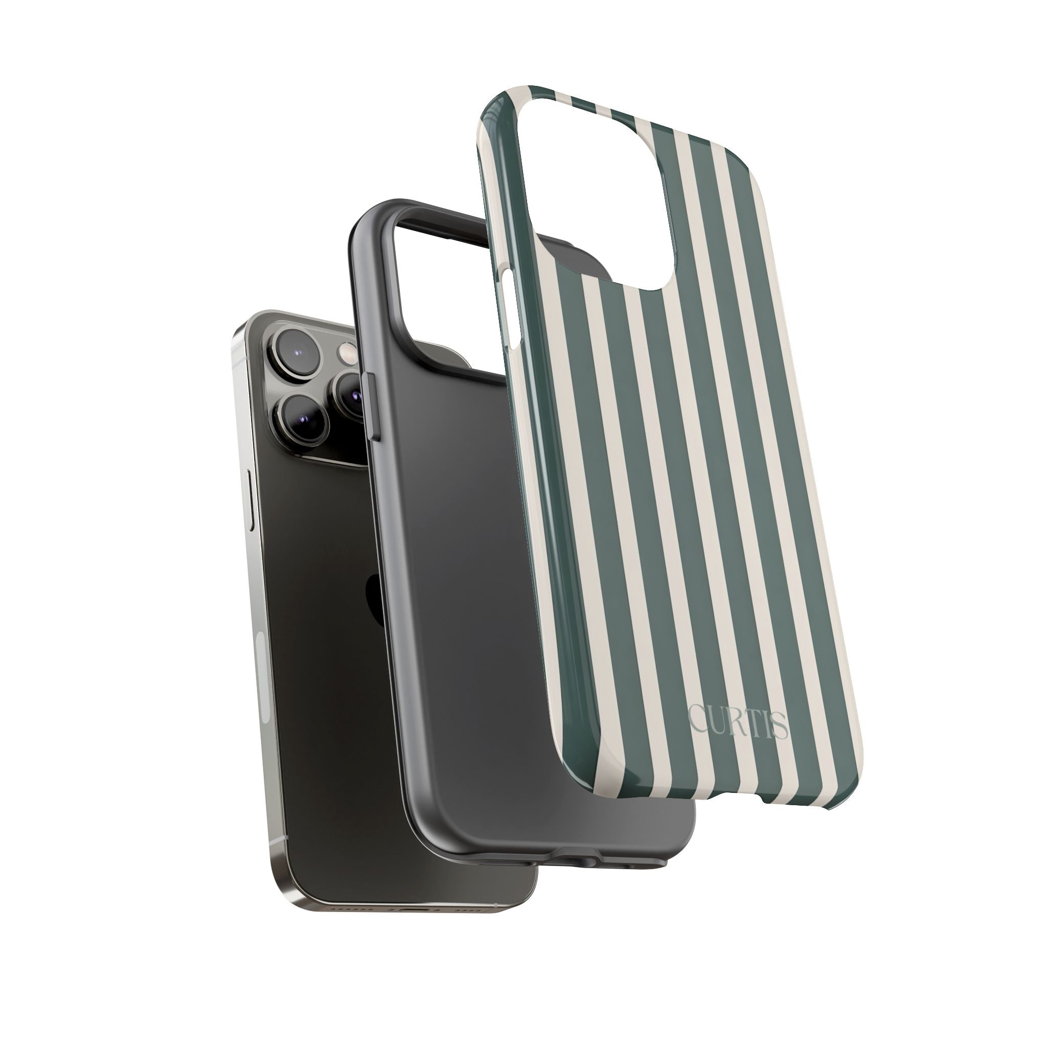 Teal Rhythm Tough Phone Case — Transformative Teal Shockproof iPhone Cover